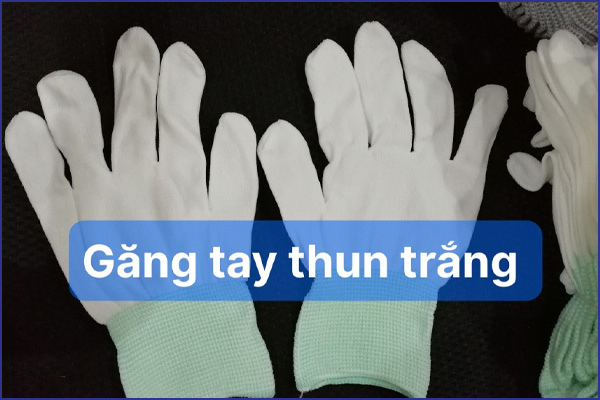 Găng Tay Thun Trắng